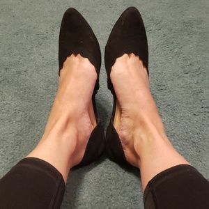 LC Lauren Conrad Black Flats
